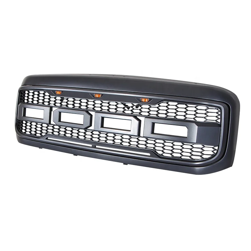 Front Bumper Grille Hood Mesh Grille fit for F250 F350 99-04 Ford