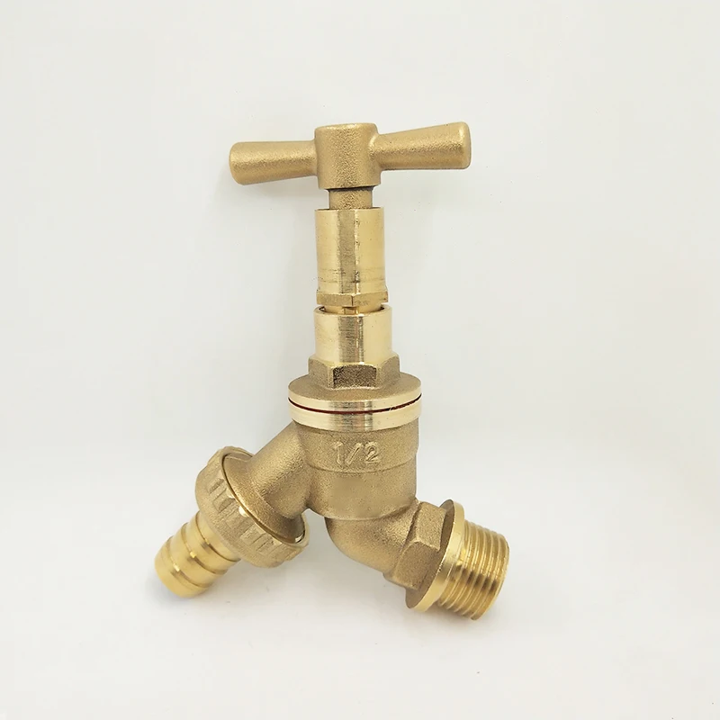 
Brass Lockshield Hose Tap Outside Garden Bib Tap 