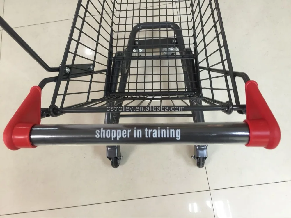 MOQ 20 PCS 26L American Market Supermarket Kids Shopping Cart, Child Shopping Cart