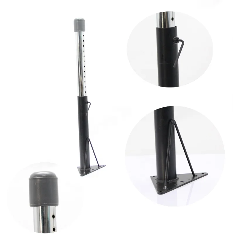 School High Adjustable Metal Round Pipe Table Leg