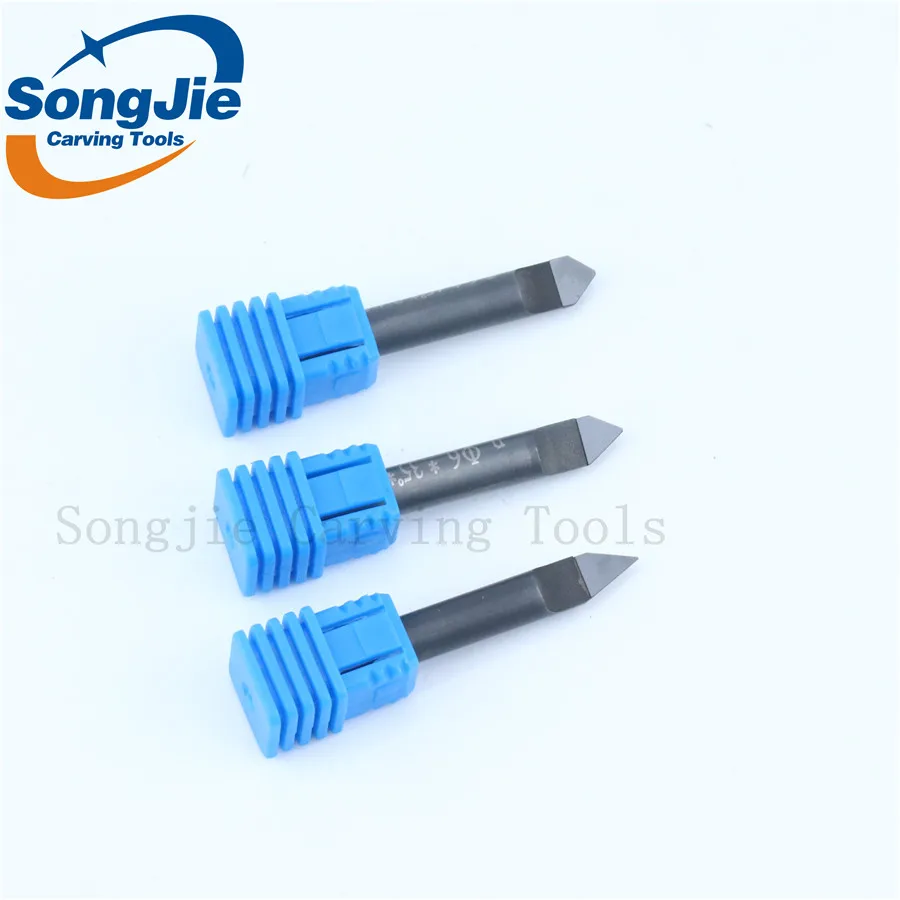 Marble cnc engrabing bits PCD diamond tools for Granite Stone