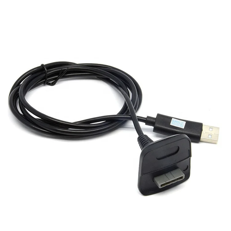 
For Xbox 360 Controller Black USB Charging Cable Wire Replacement Charger Cord 