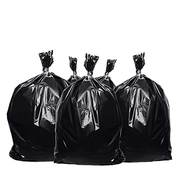 Manufacturer HDPE LDPE Plastic Colored Drawstring Bin Bags Rubbish Bags
