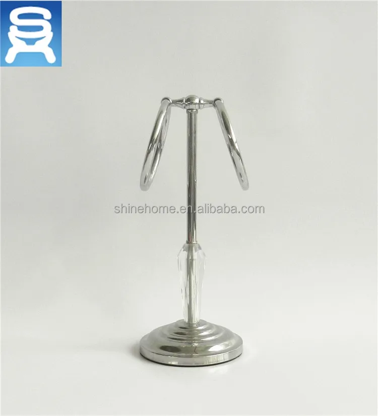 Factory Supply Bathroom Freestanding Towel Rack, Iron Towel Holder