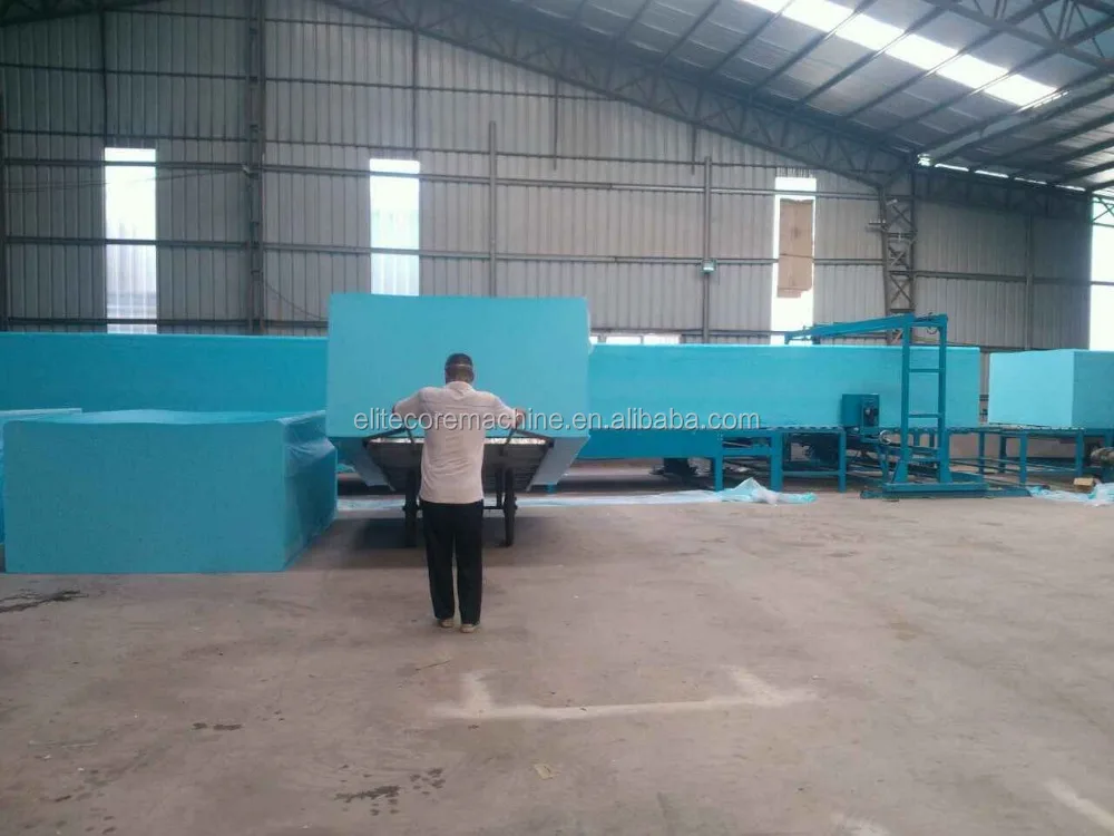 long block continous pu sponge foam plant