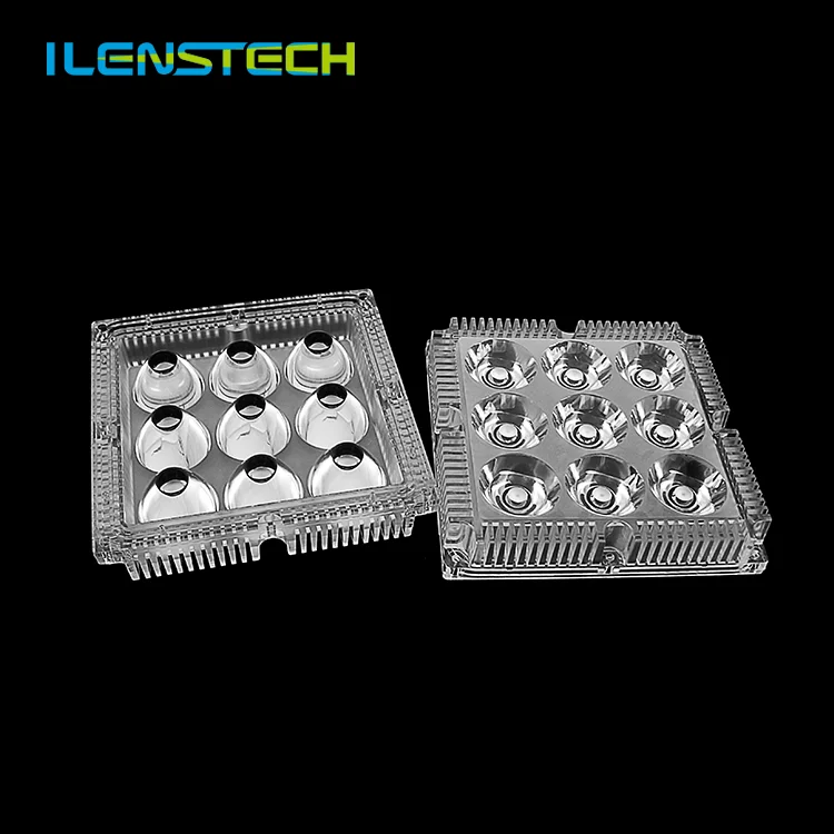 landscape spot light optic led tir lens design flashlight lens 6 degree narrow beam led lens