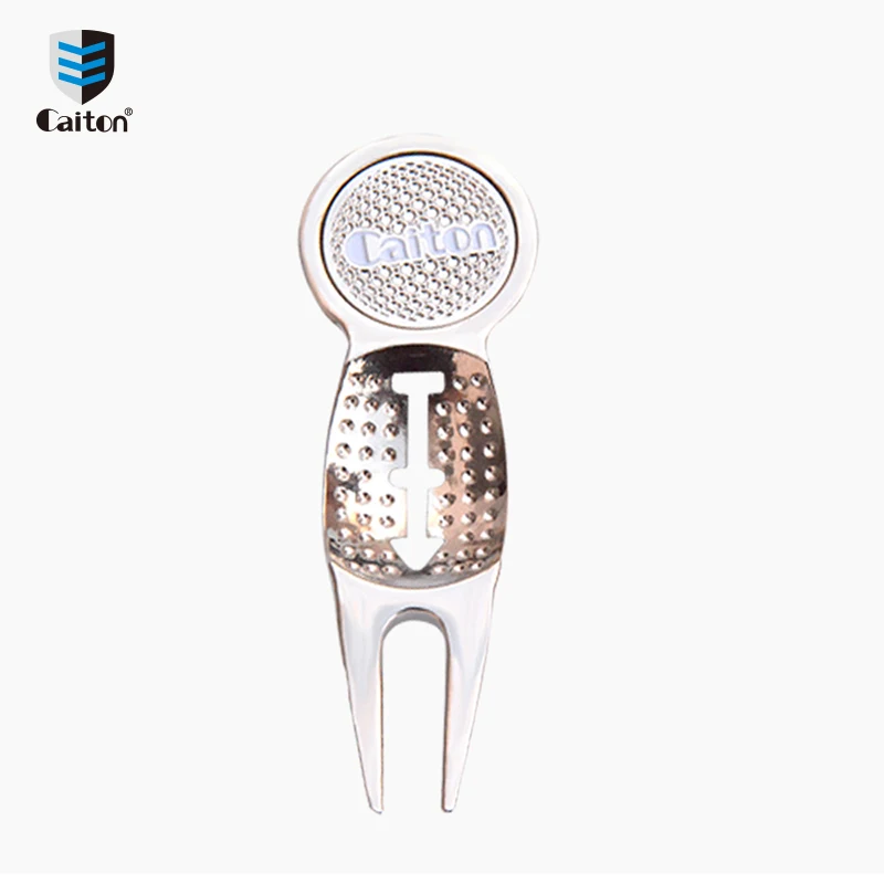 Caiton  Ball Marker Ball Liner Plus Golf Repair Tool Pitch Fork golf divot tool