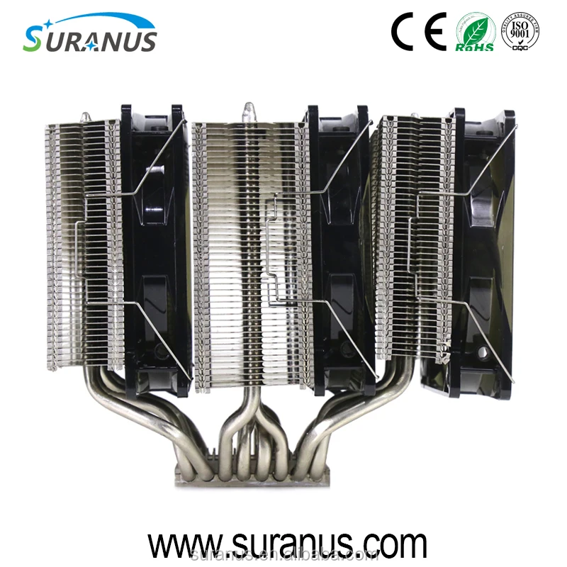 
12v dc Aluminum Heatsink Copper Heatpipes CPU Cooling Cooler Fan 