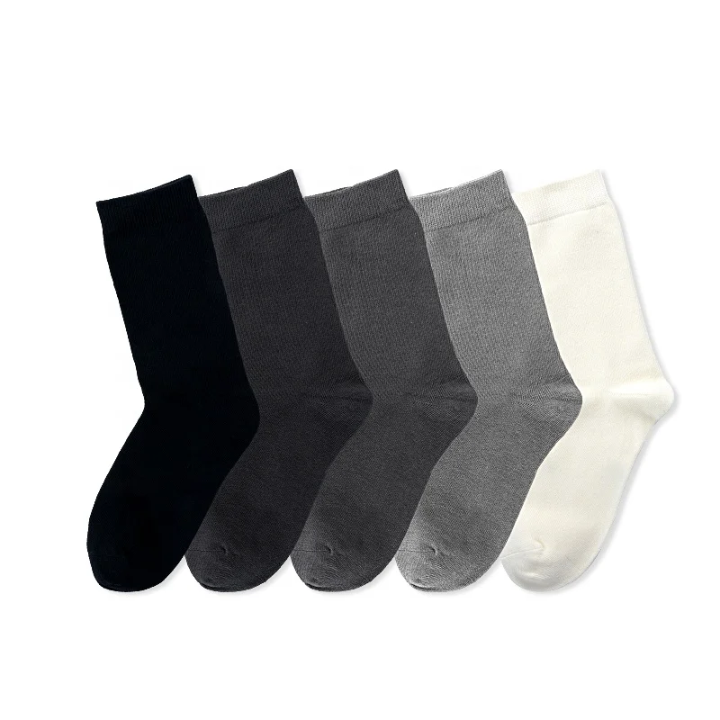 MEIKAN Brand Cheap Colorful Crew Knit Dress Business Socks Custom Formal Women Cotton Socks Men