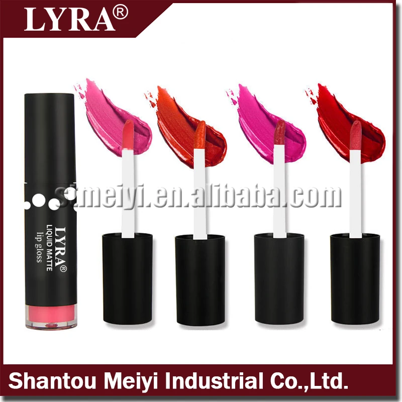 
Стойкая Матовая жидкая помада, 4 цвета, блеск для губ 