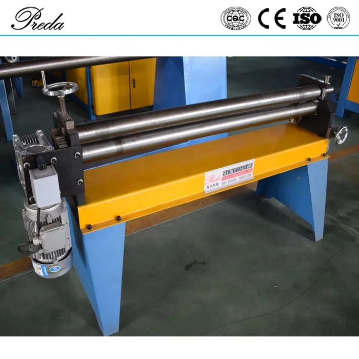 Electric sheet rolling machine in W11G-2*1000 three roller rolling machine with 1.5kw power for sheet bending