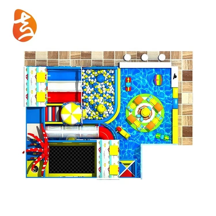 Amusement park custom Plastic children commercial soft play indoor playground  equipment