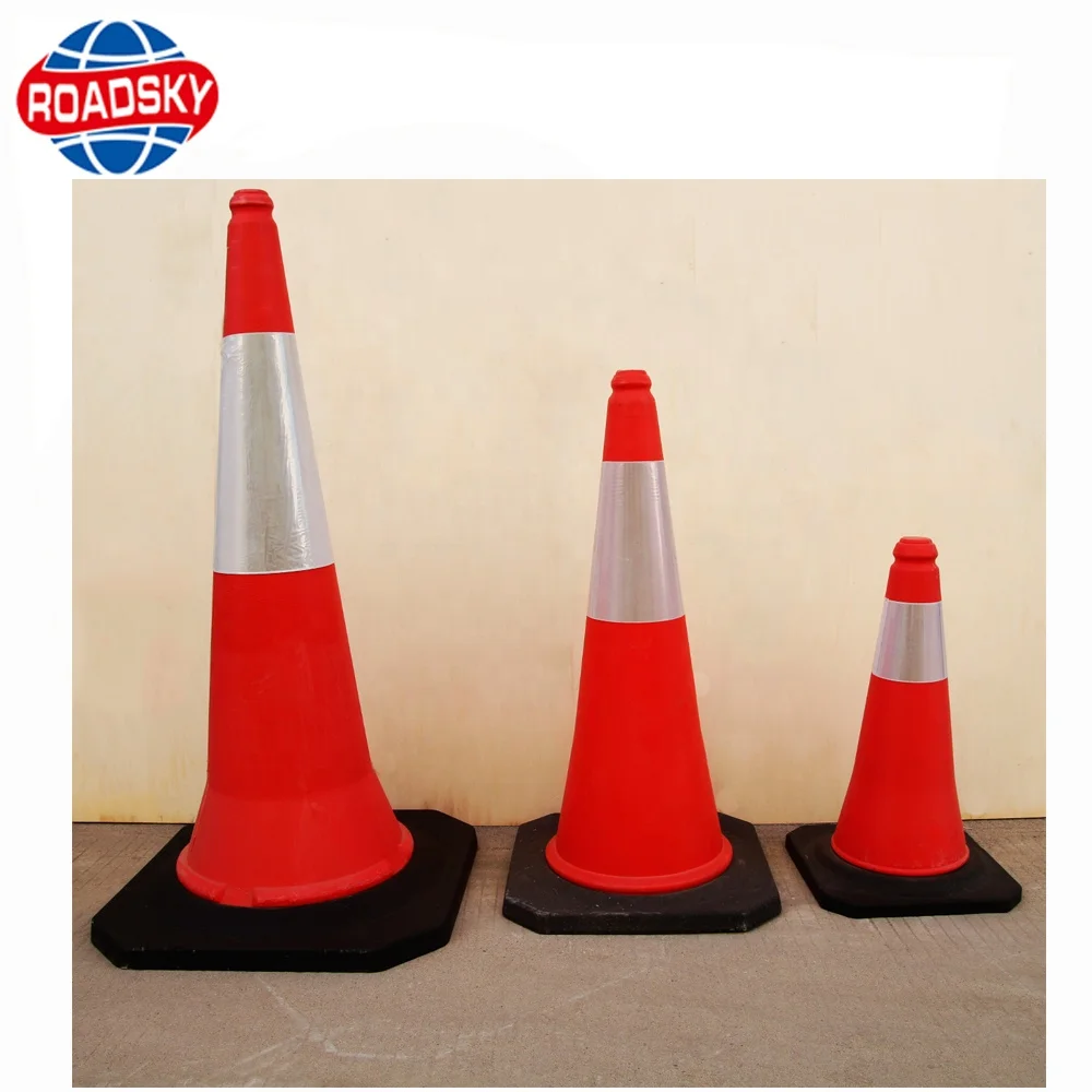 Road Warning Red Plastic Small Traffic Cone