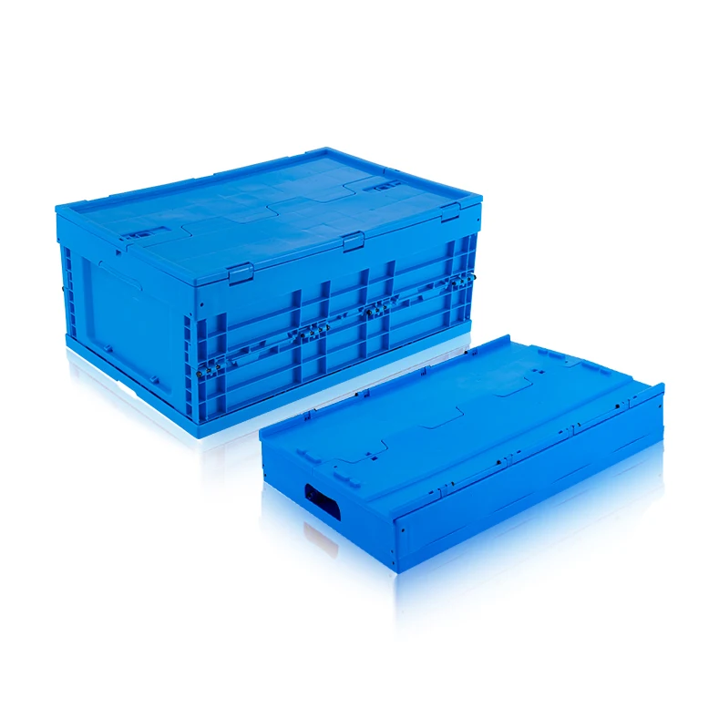 
Big lots storage heavy duty industrial stackable folding plastic bulk container 