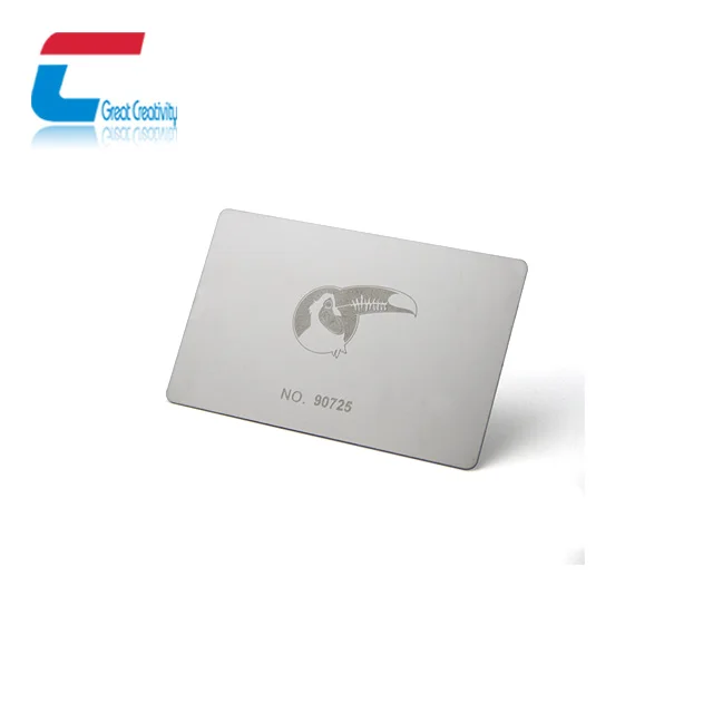 Customized Metal Name Cards Printing Machine Stainless Steel Business Cards
