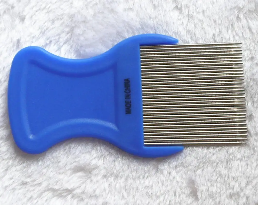 Anti OEM Plastic SS Advertising photo Image Picture meaning of Nit Lice Louse Flea Tick V Spirraled head combs remover for kids