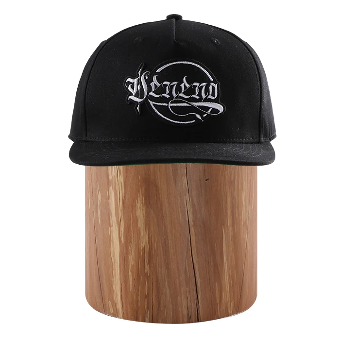 nylon strap flat brim mens embroidered 80% acrylic 20% wool snapback hats 6 panel