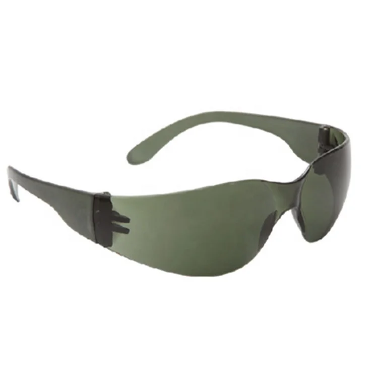 CE good safety spectacles clear or dark lenses eye protection glasses SF012