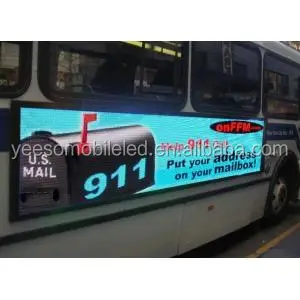 
LED billboard mount on Bus , Road show Bus, advertising bus 