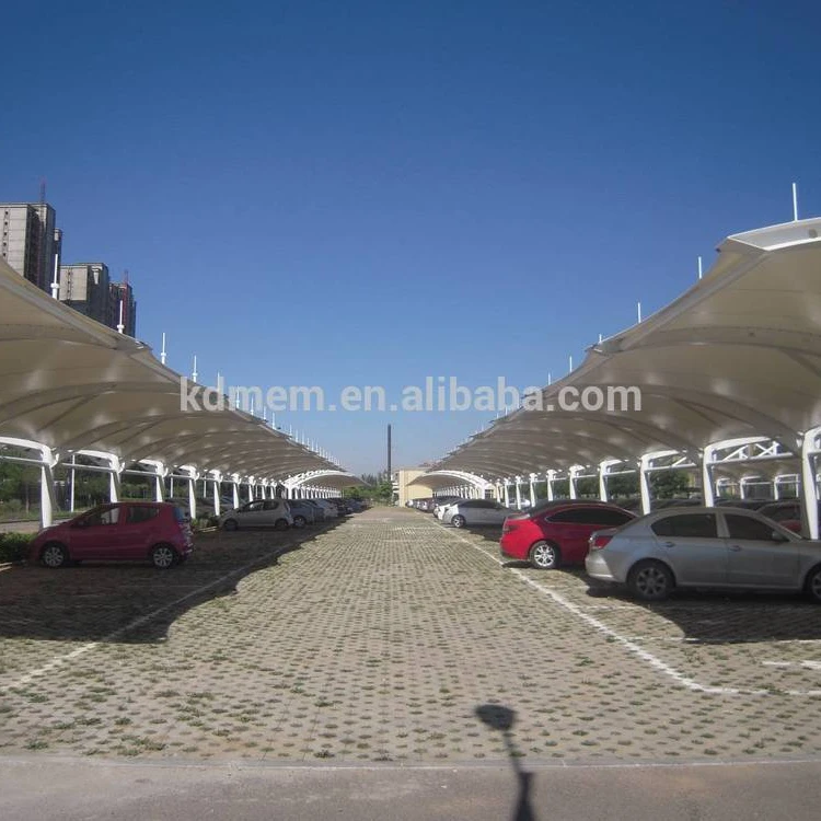 
Tensile Membrane Structure Car Parking Shed sunshade awning square plaza 