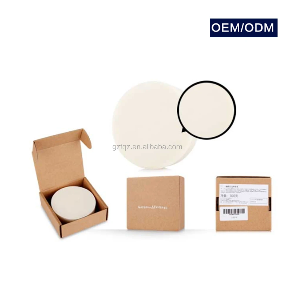 Natural beauty soap moisturizing whitening goat milk circle handmade soap