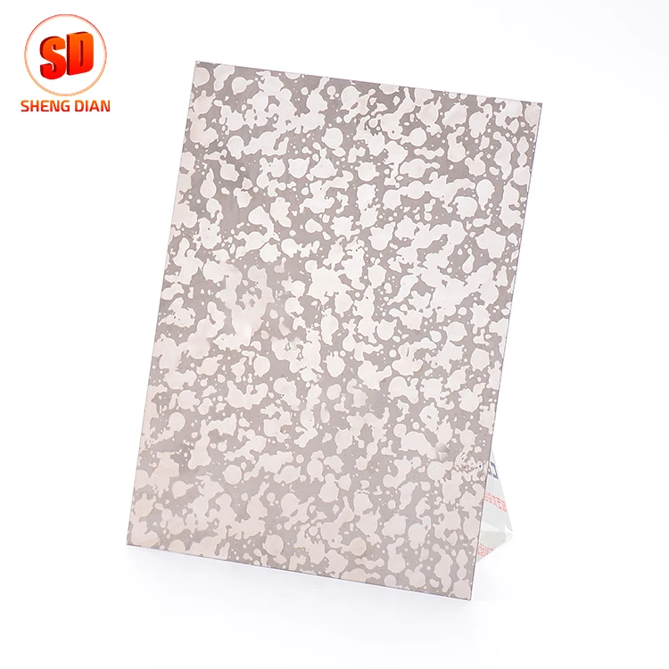 Factory wholesale cold rolled mirror imprinted aisi 304 stainless steel sheet