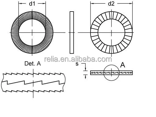 Manufactory Price DIN 25201 Wedge Lock Washers