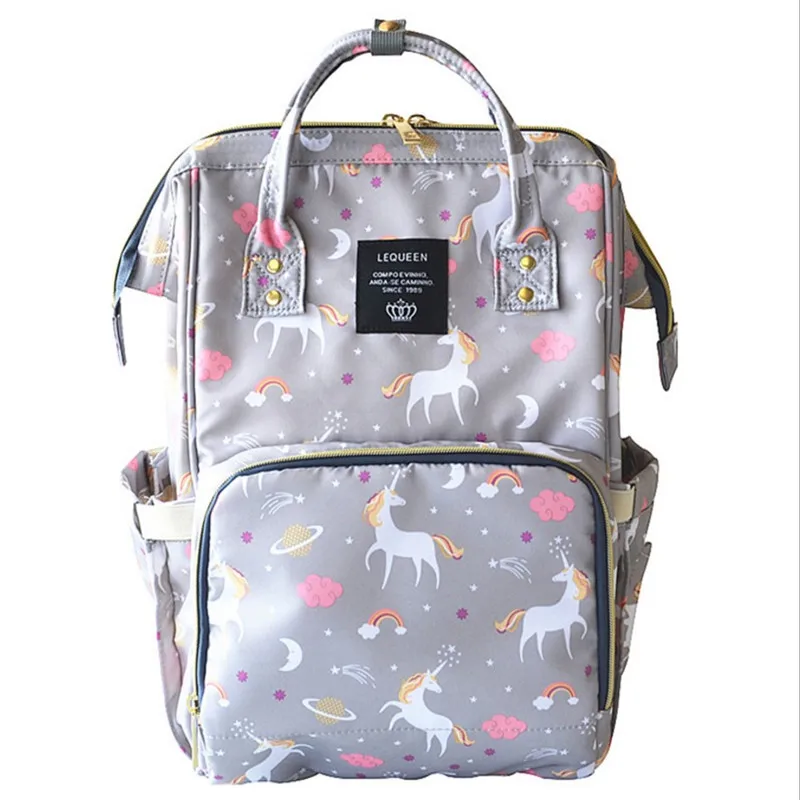 Baby diaper bag mummy large quantity diaper backpack bag multi-function diaper bag