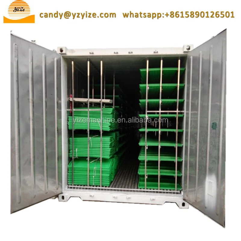 Millet grass fodder sprouting machine, automatic green animal hydroponic fodder making machine