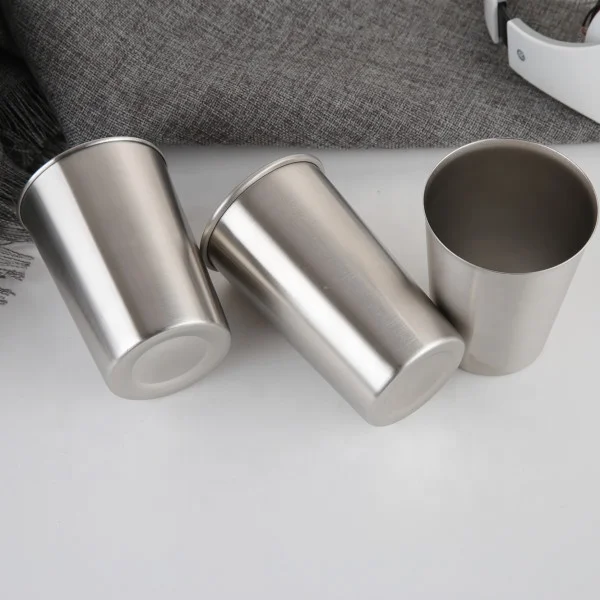 BPA Free Stoced 330ml Eco-Friendly Metal Drinking Beering Juice Cup In Stock