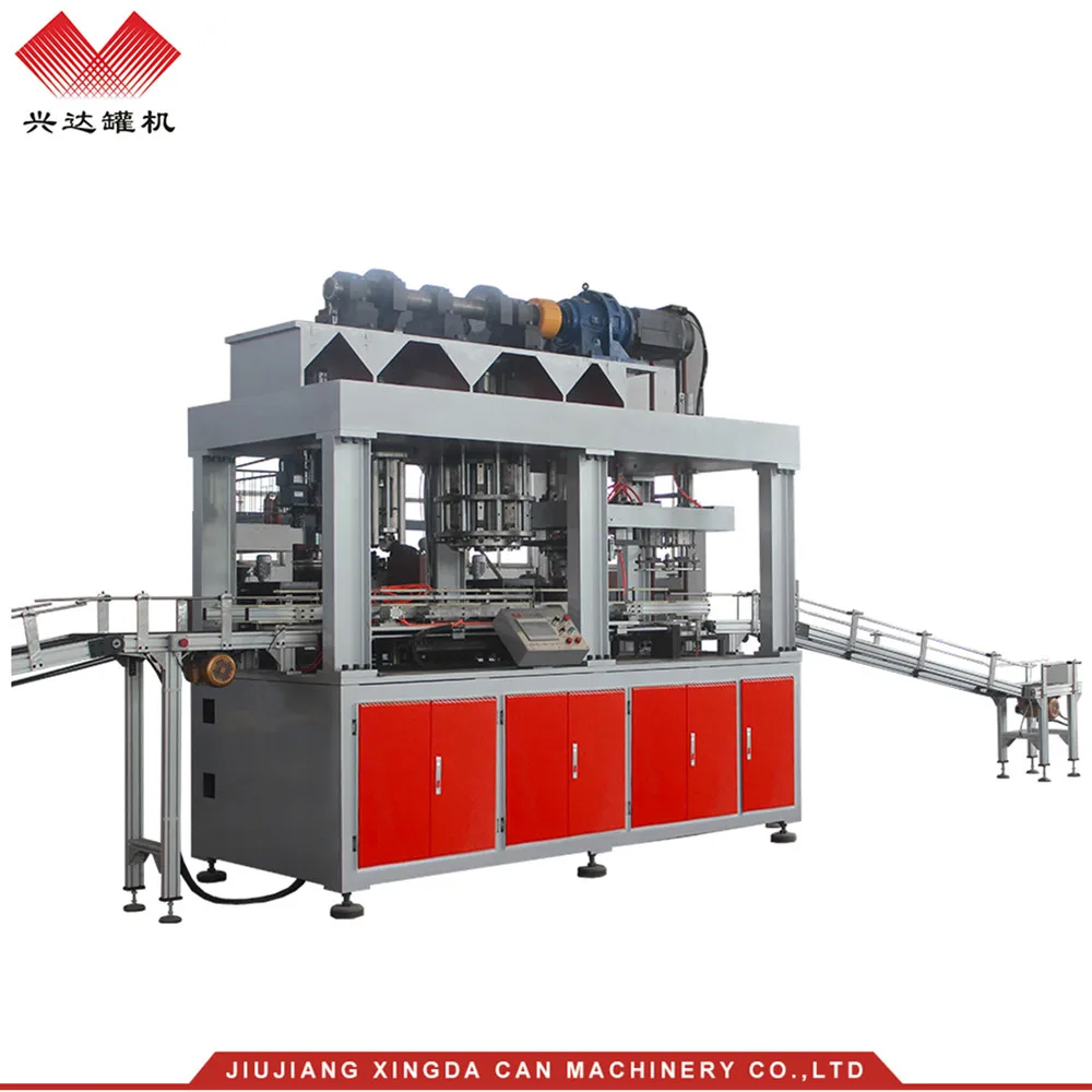 
full automatic big square tin can equipments production line 
