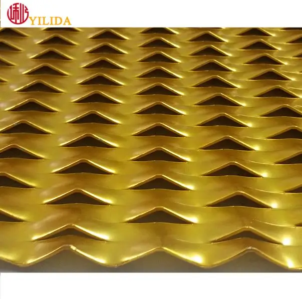 Металлическая сетка с пластиковым покрытием для декоративного потолка или стен