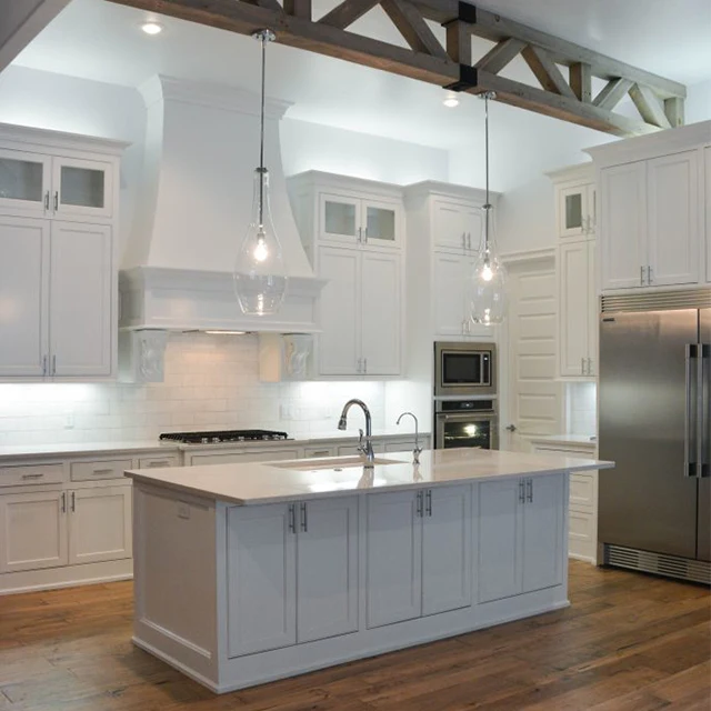 
Modular Wholesale Modern Gray Shaker Kitchen Cabinet Made In China 