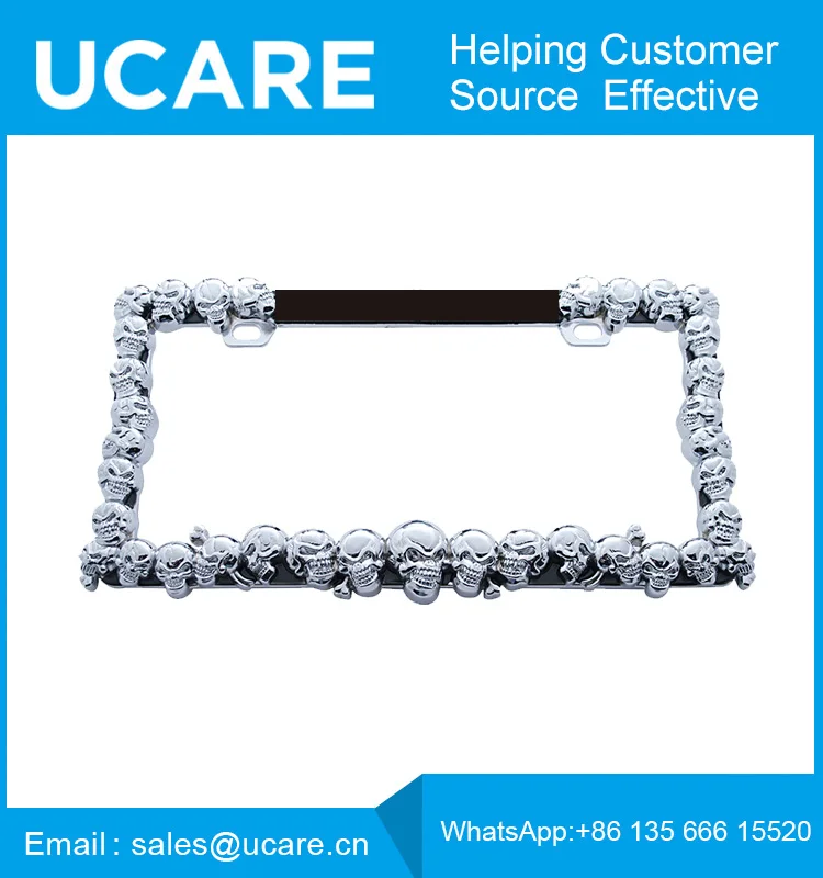 
Custom Stainless Steel Engraved Plastic Auto License Plate Frames 