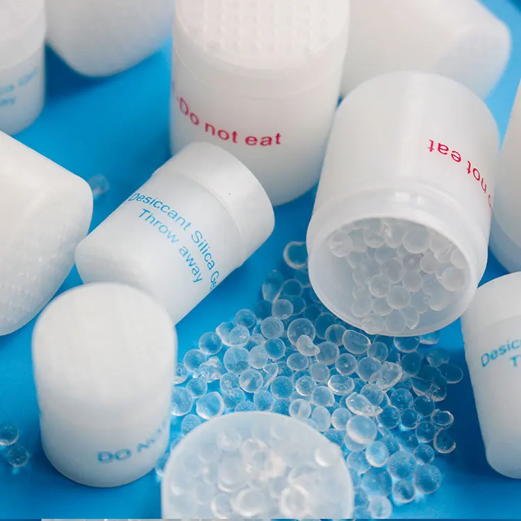 Cylindric desiccant canister silica gel for pharmaceutical primary packaging