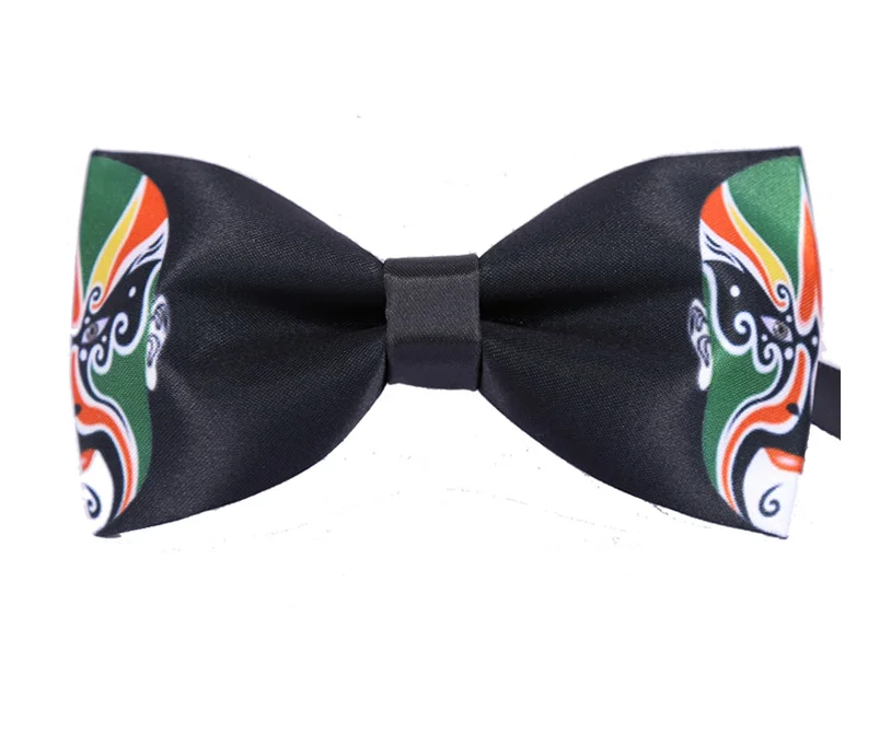 Fashionable Carton Character Print Boys Self Tie Bow Ties