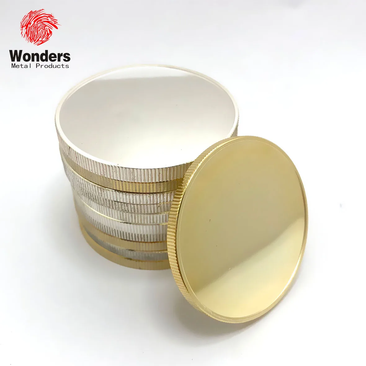 High quality round gold coin replica