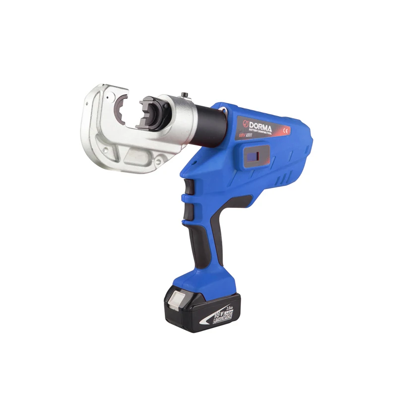 New design Battery powered hydraulic Usb cable crimping tool NEC-400 battery cable lug press tool