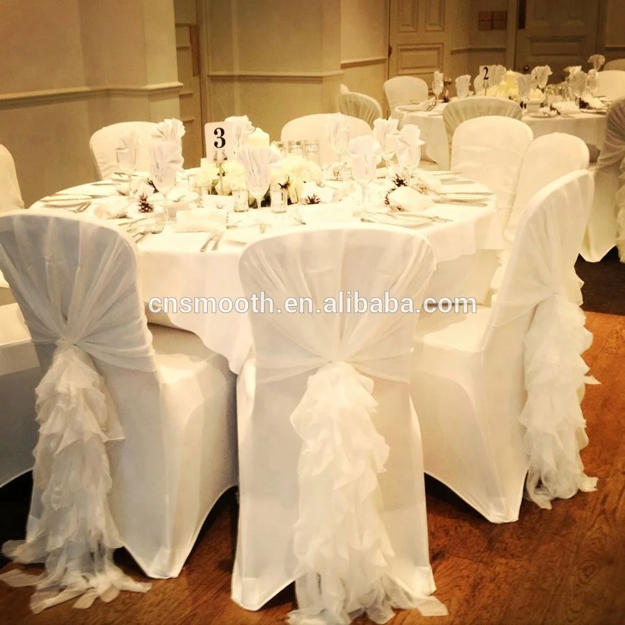 Оптовая продажа свадебные гофрированные чехлы на стулья chiavari для свадеб украшение спинку стула