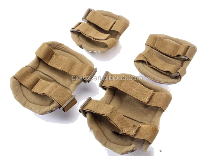 Factory Custom 600D Safety Sports Protection Outdoor Tactics Fighting Tactical Elbow Knee Pads
