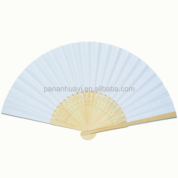 Custom Chinese Promotional Small Bamboo Fabric fan Folding Hand Held Paper Fans as Gift