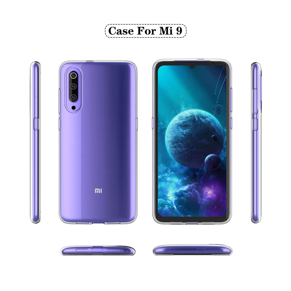 Halloween party pumpkin designs Clear TPU Mobile Phone Case For xiaomi 9 cc9 rpo