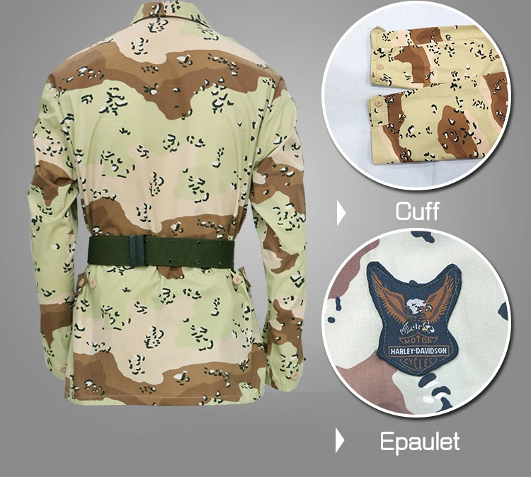 Security Guard Uniform Desert Camouflage Combat Uniform