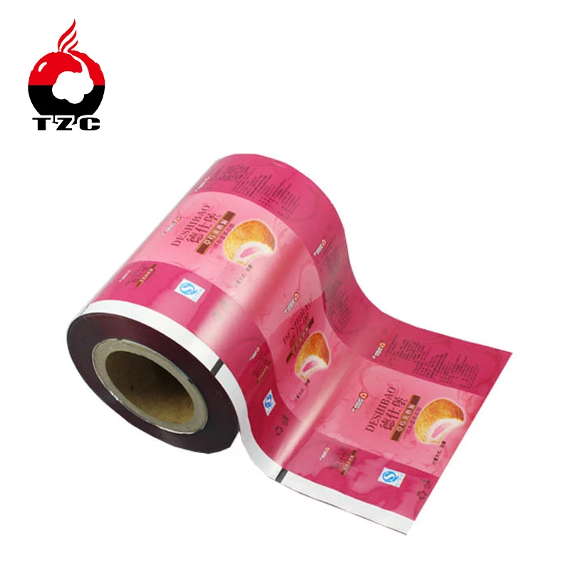 dongguan plastic opp roll packaging print rewind film for food packaging
