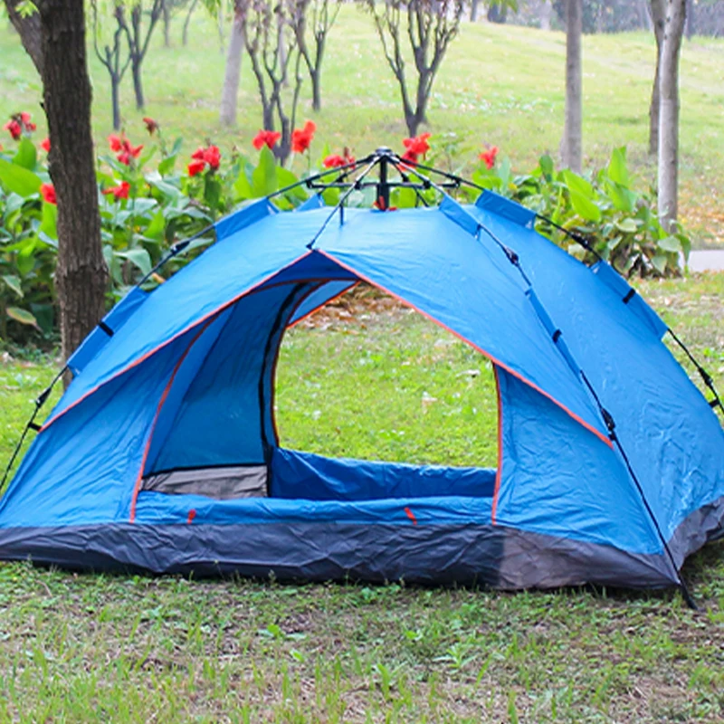 2020 hot selling popular high quality Cheap price auto open camping tent 2-3 person UV resistant for wholesale