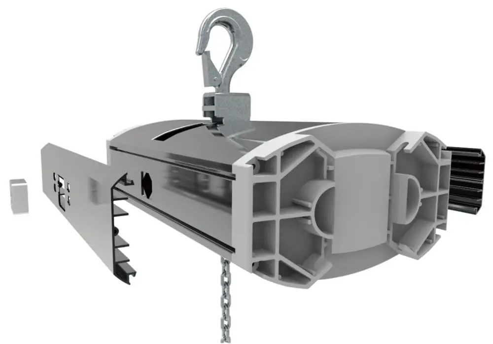  New Portable Small 3 Phase Motor Electric Chain Hoist 110 V Stage