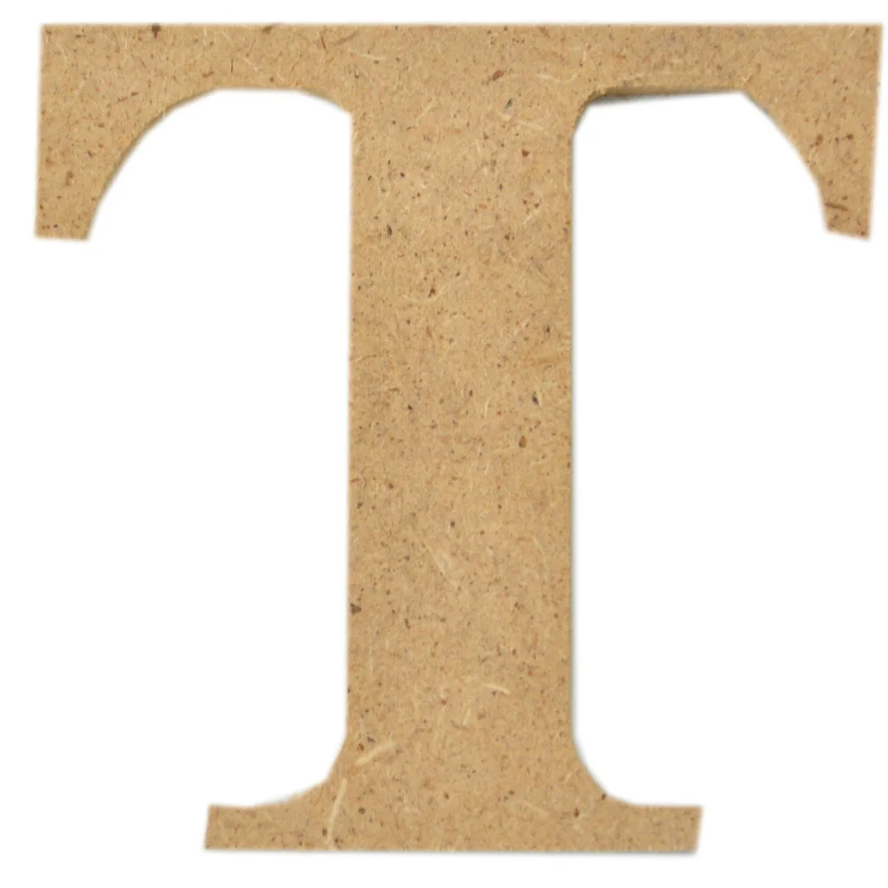 Wooden arts and crafts customized MDF alphabetic for craft