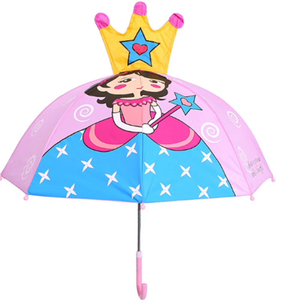 Ovida Semi-automatic custom design kids princess umbrella