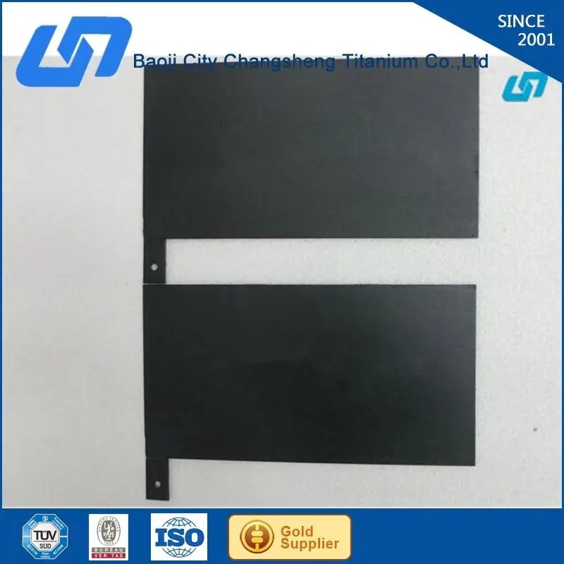 Titanium anode plate