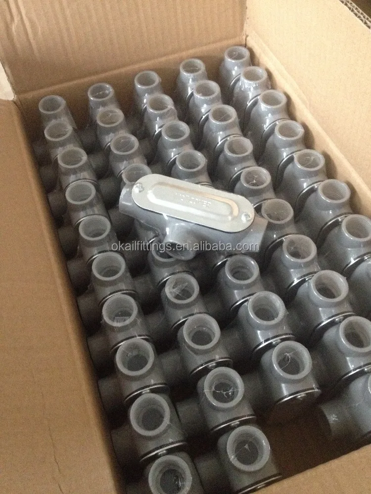 Threaded LB Conduit Body, Die Cast Aluminum, Stamped Steel Cover,1'-Inch